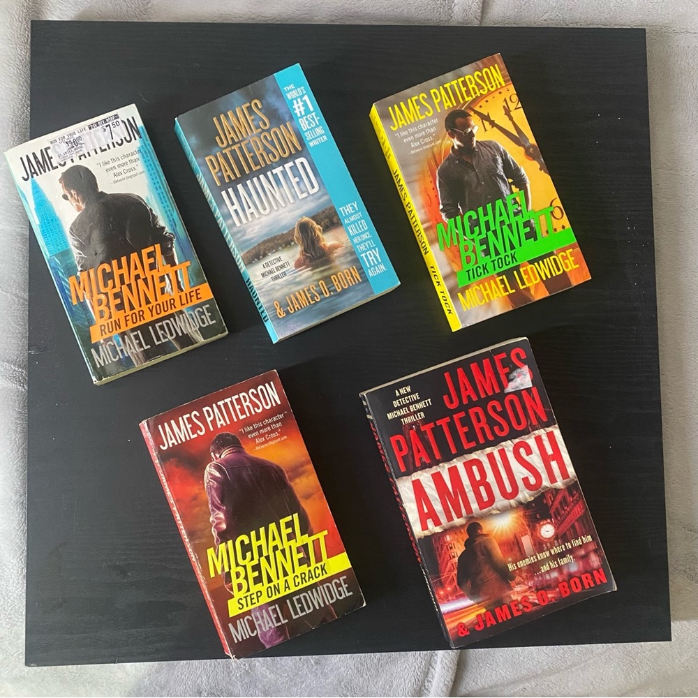 Lot of 5 James Patterson books!